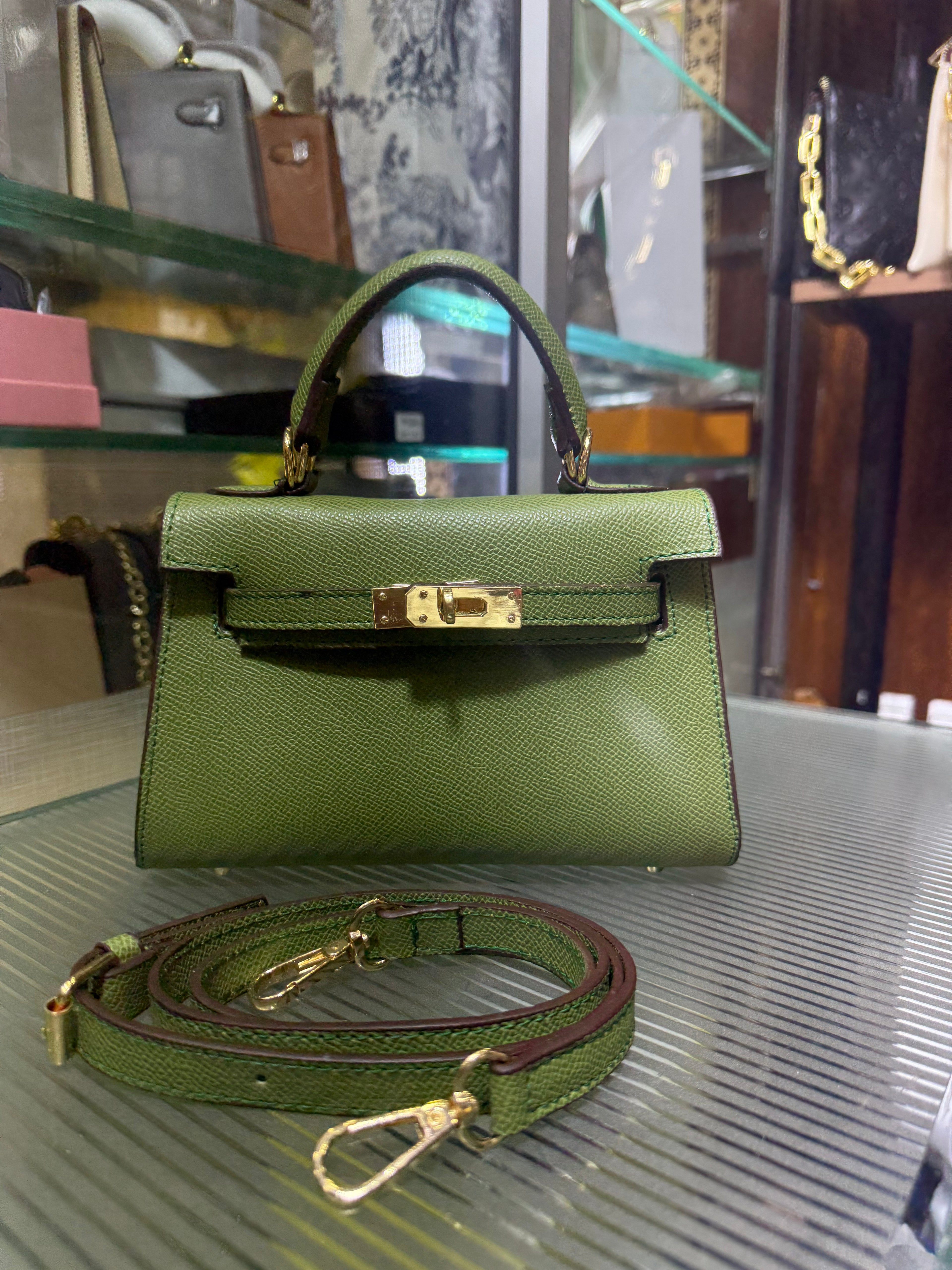 Mini Kelly Vert Olive