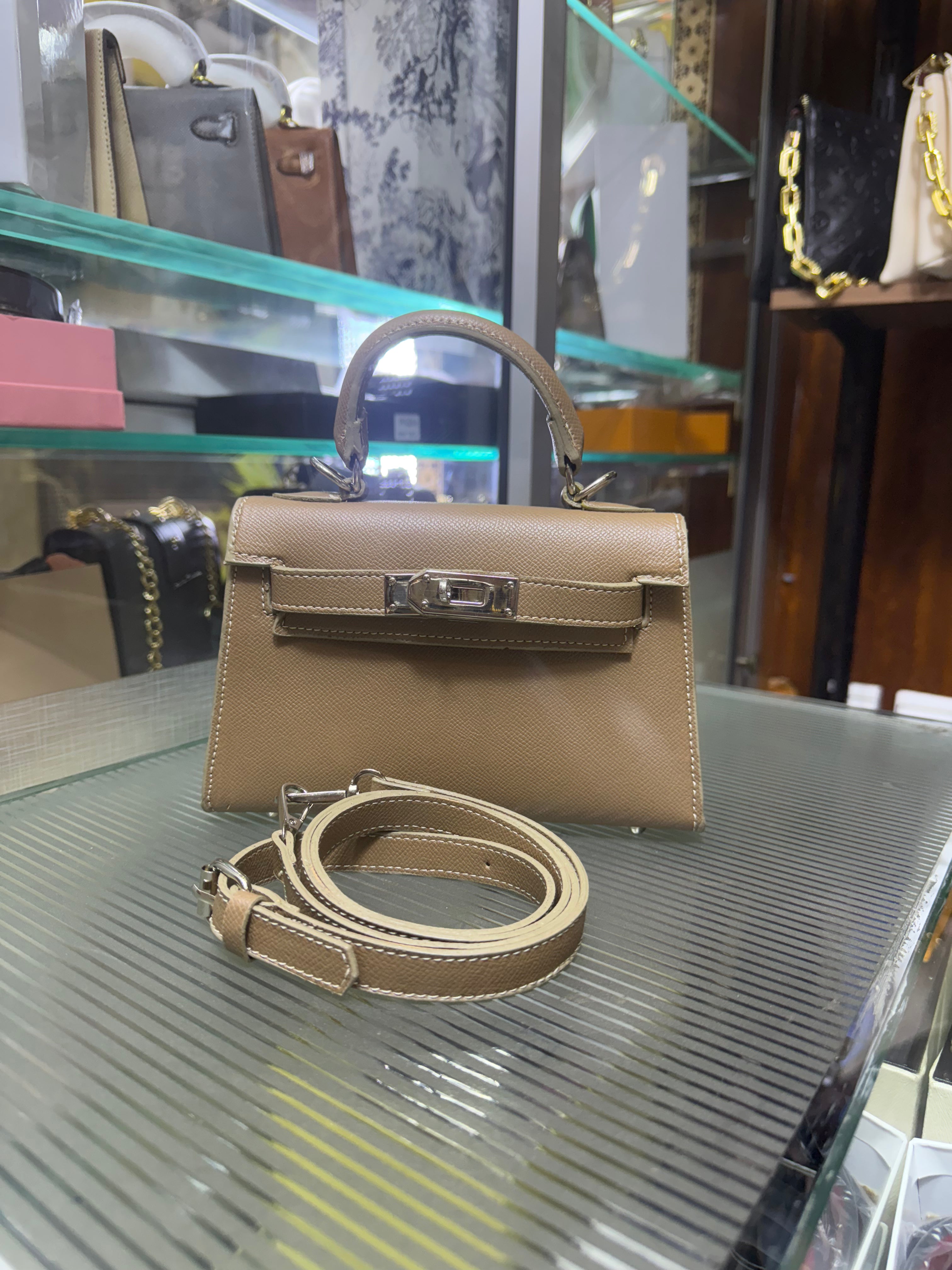 Mini Kelly Taupe