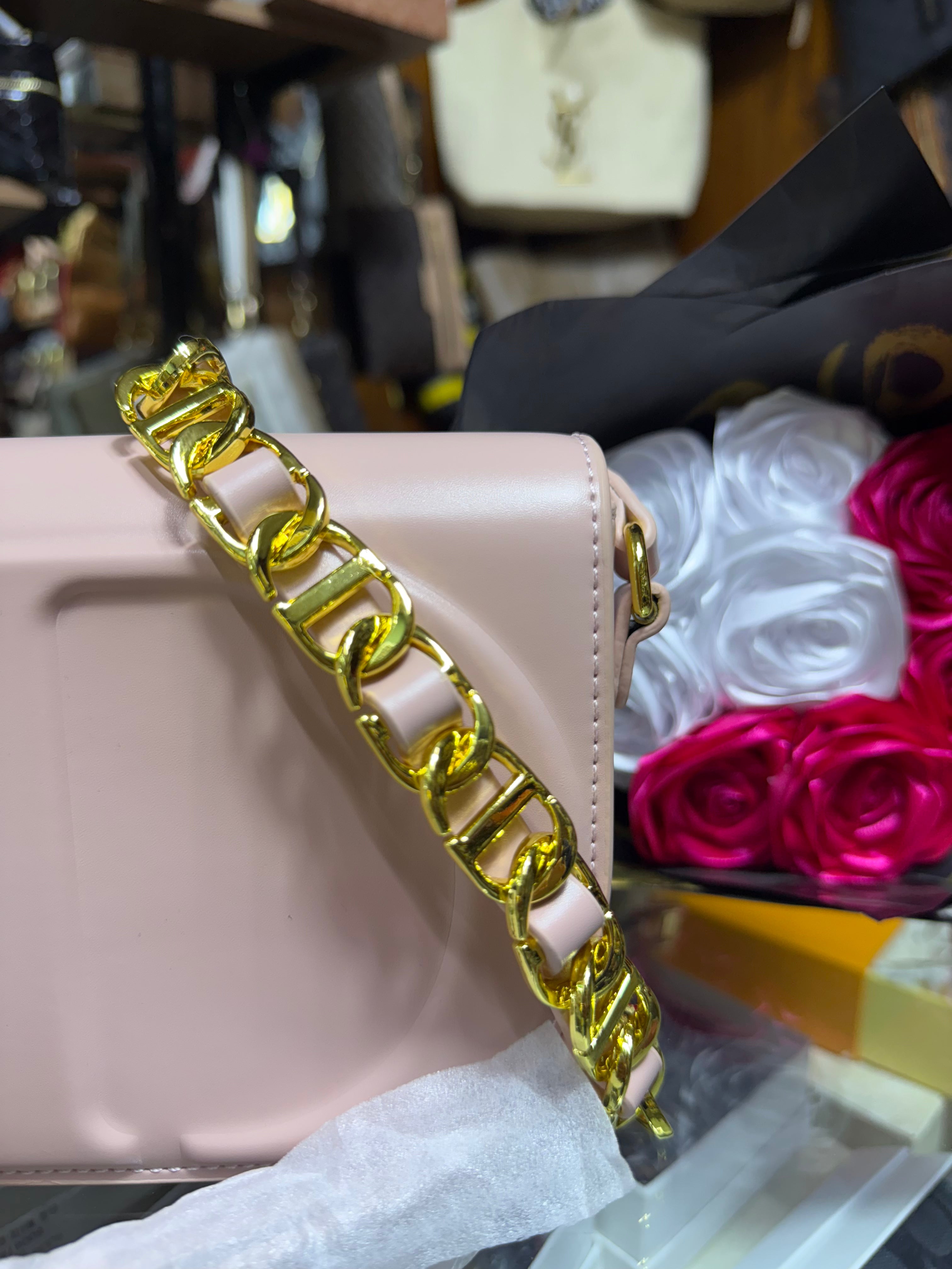 Sac CD Signature Bébé Rose