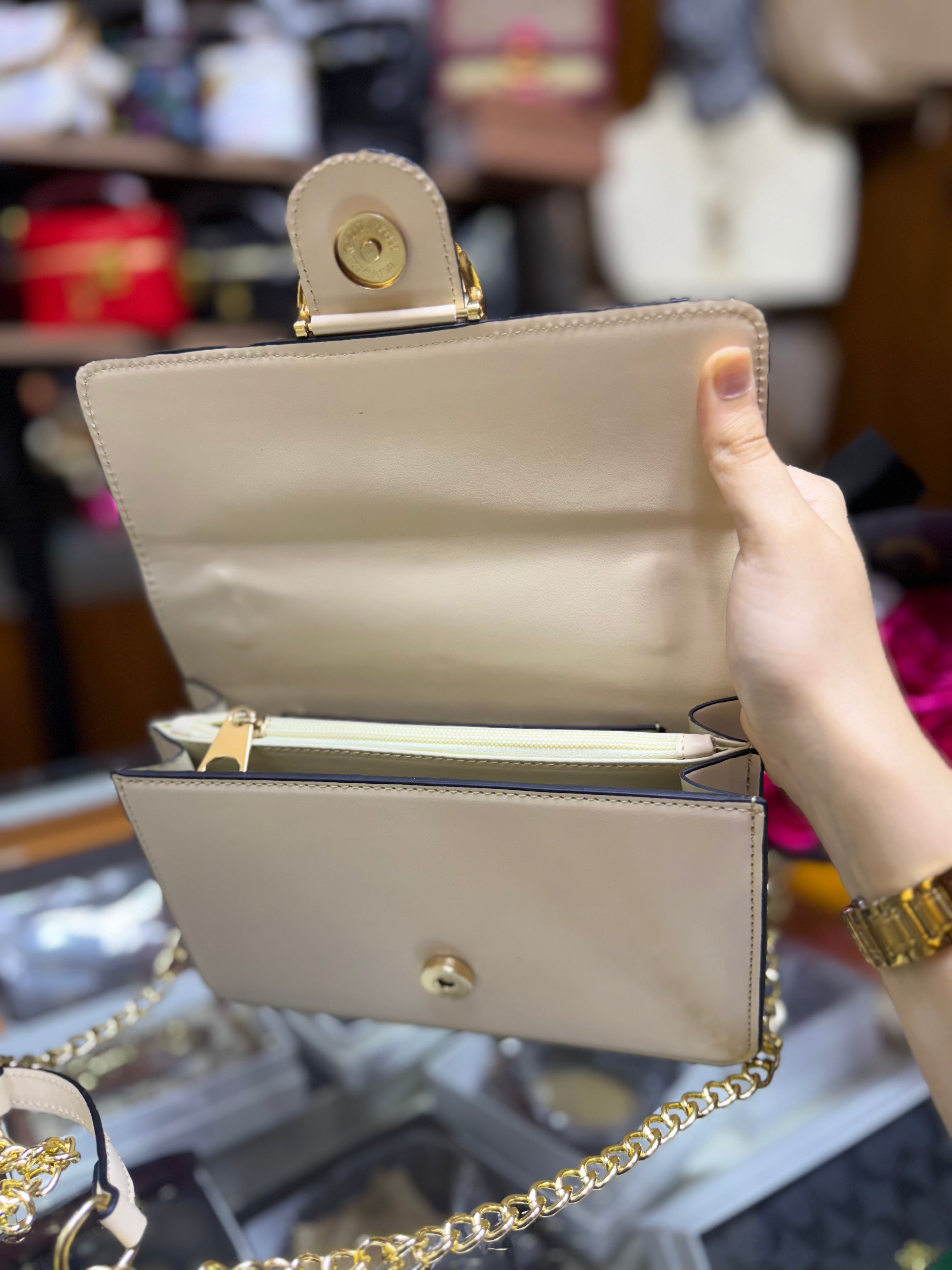 Sac Pinko Blanc cassé