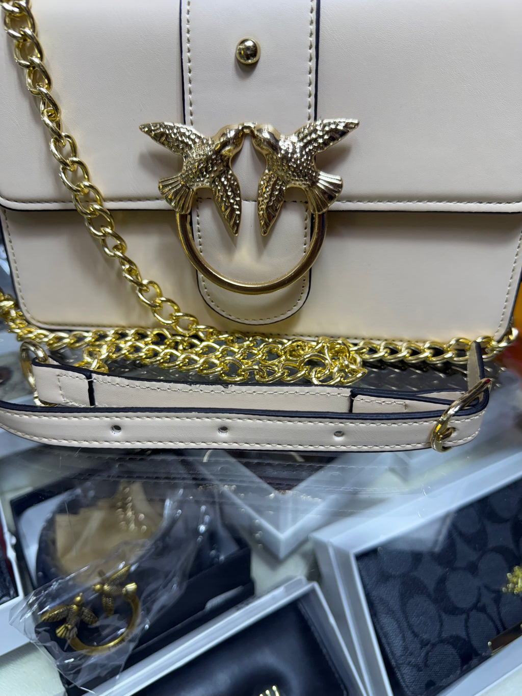 Sac Pinko Blanc cassé