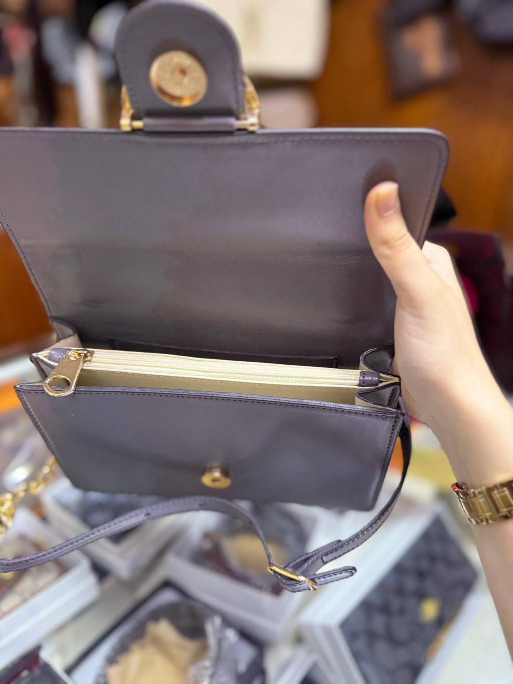 Sac Pinko Gris