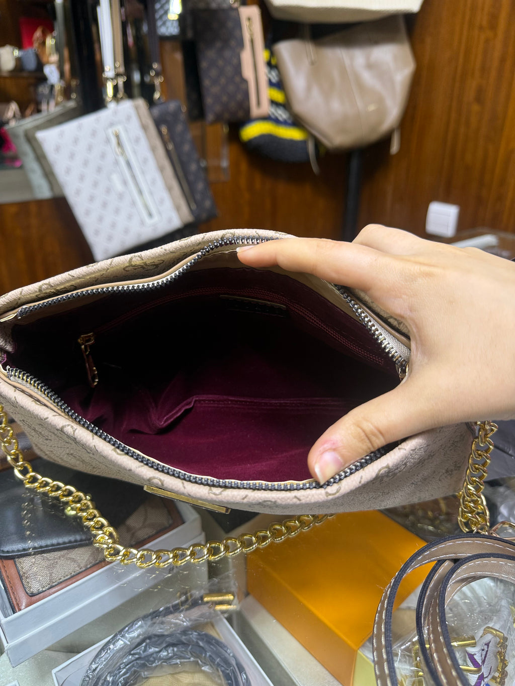 Sac Guess Beige Cappuccino