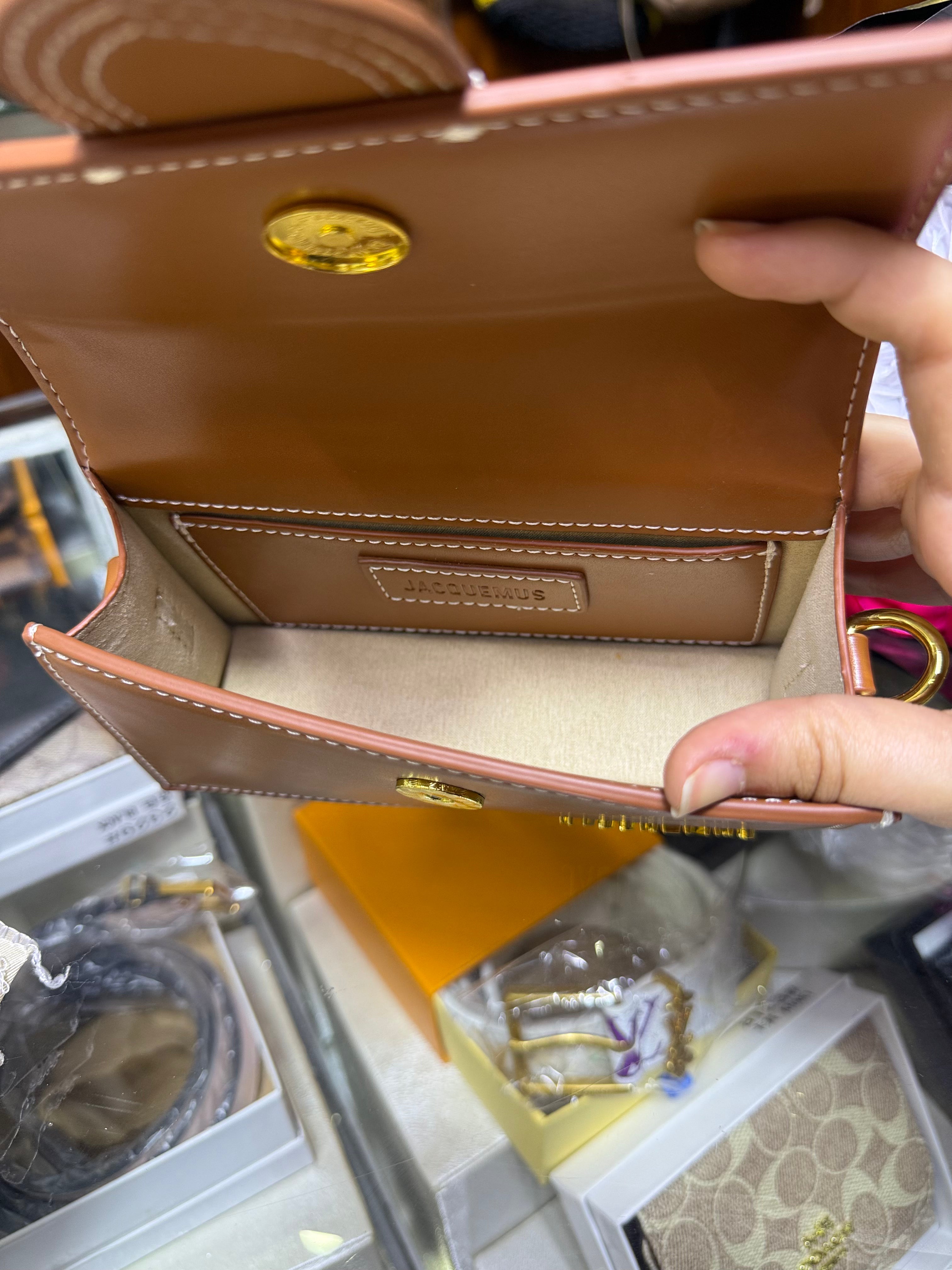 Sac Jacquemus Mini Bambino Tabac
