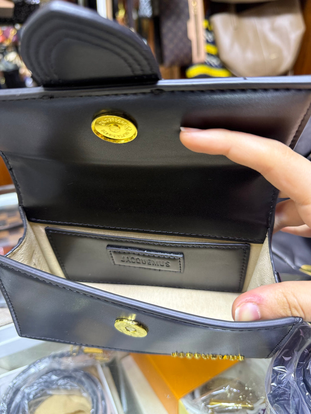 Sac Jacquemus Mini Bambino Noir