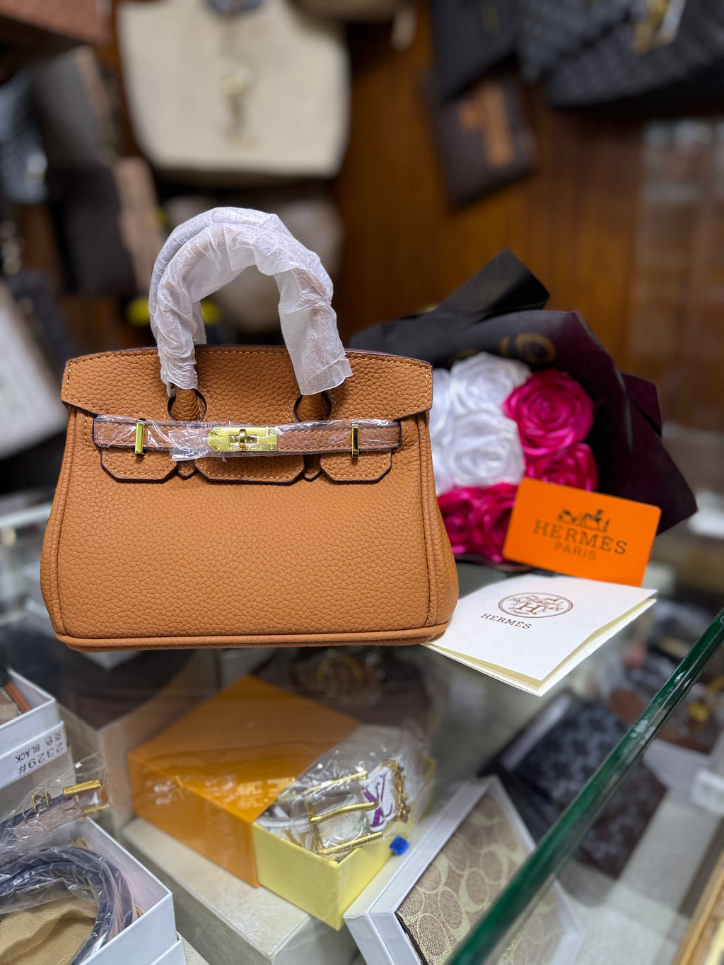 Hermes Birkin Bag 20 Tabac