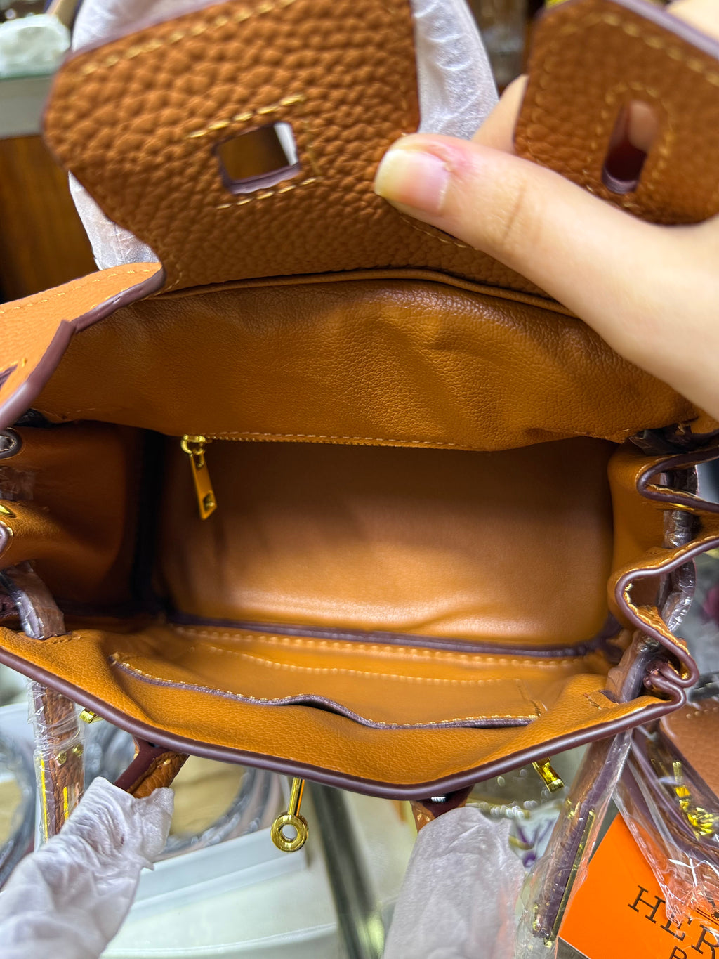 Hermes Birkin Bag 20 Tabac